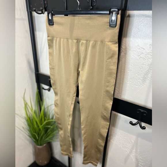 Mono B Seamless Tan Leggings Millennials Size Medium - Picture 6 of 13